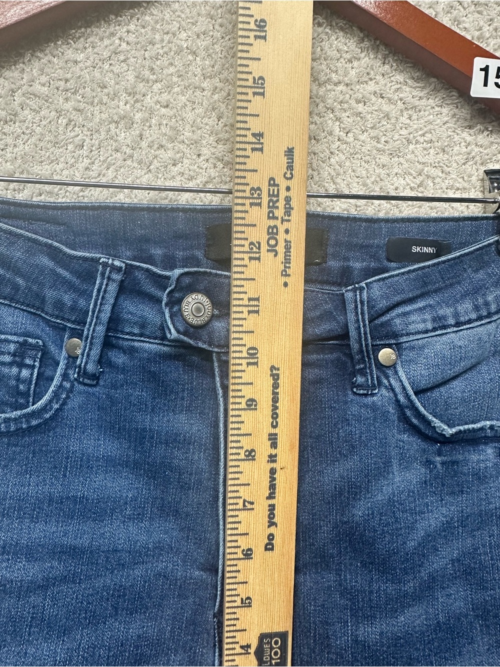 Judy Blue Skinny Jeans Women’s Size 9/29 Medium Wash Mid Rise Stretch Denim Pant - Picture 8 of 9